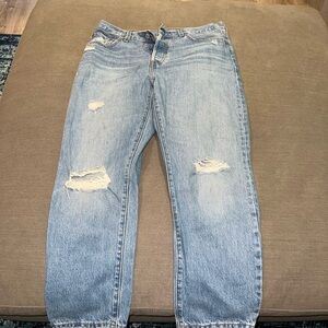 Levi's Light Blue Distressed Women Jeans